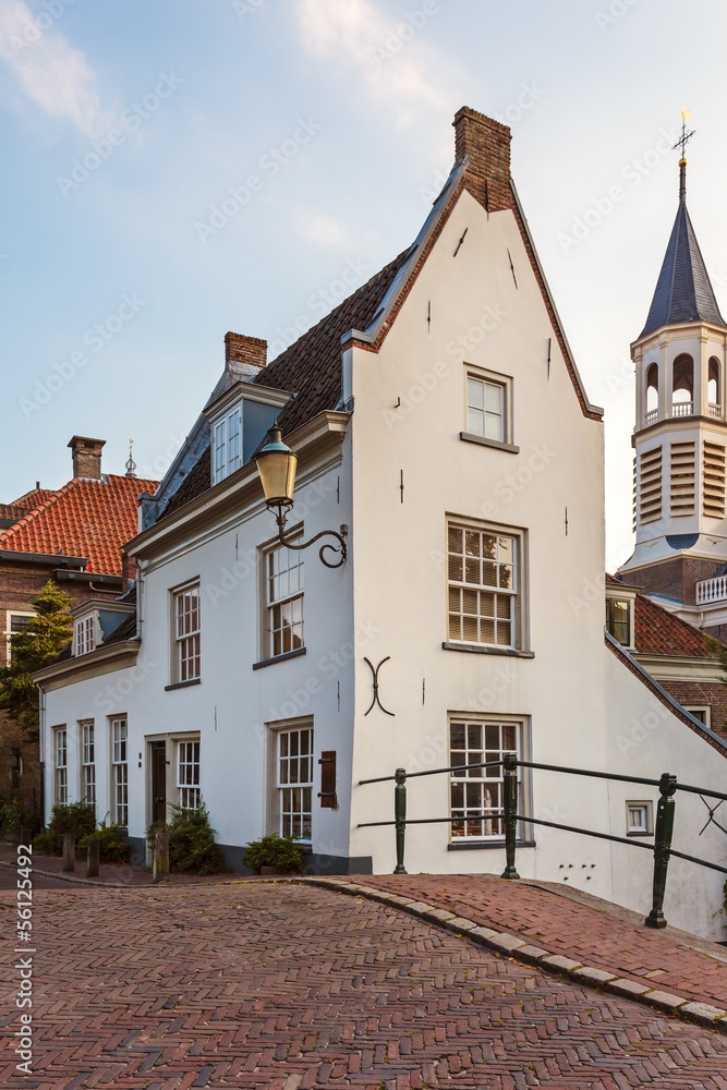 Medieval house in the Dutch city Amersfoort Medieval house in the Dutch city Amersfoort