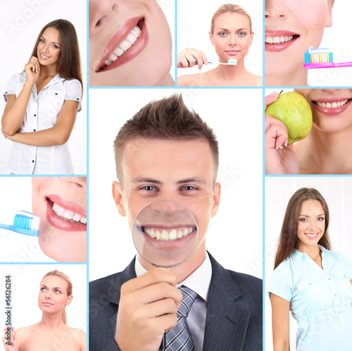 Collage of photographs on t...