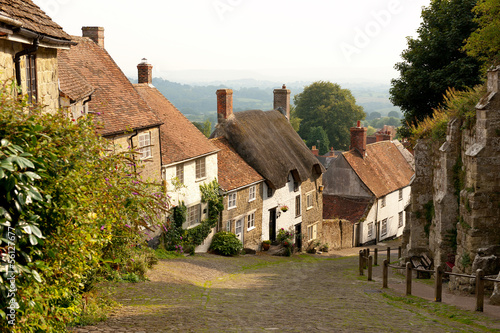 Gold Hill, Shaftesbury, Dorset, UK photo