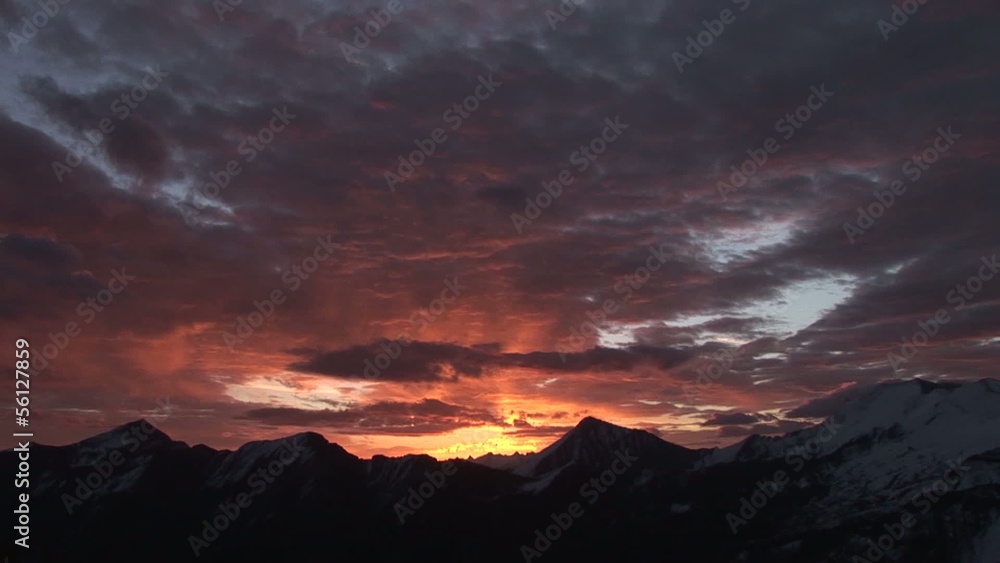 Sonnenaufgang, Berge, Großglockner, Österreich Sonnenaufgang, Berge, Großglockner, Österreich