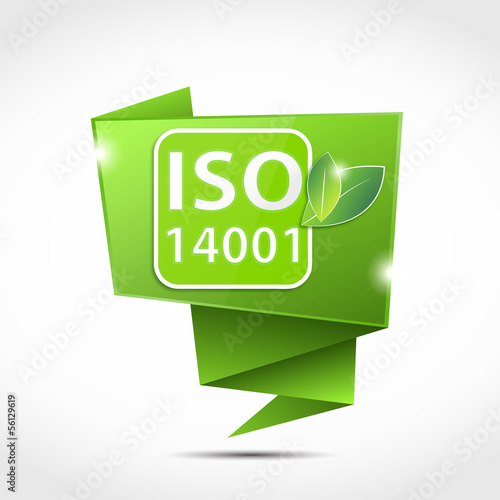 bulle origami : iso 14001 environnement