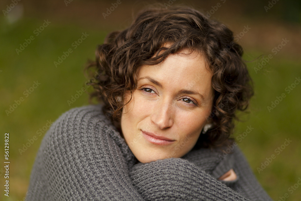 Beautiful Calm Woman Dreaming Beautiful Calm Woman Dreaming