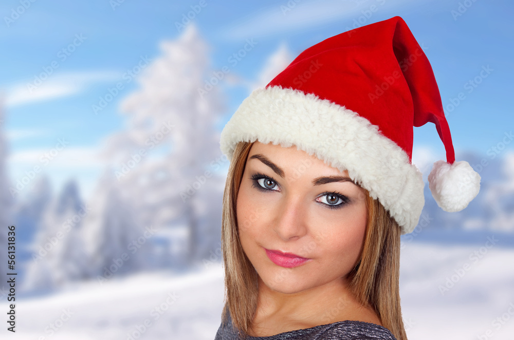 Sexy woman in Christmas Sexy woman in Christmas