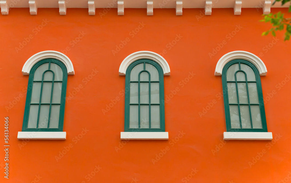 Fototapeta premium orange wall