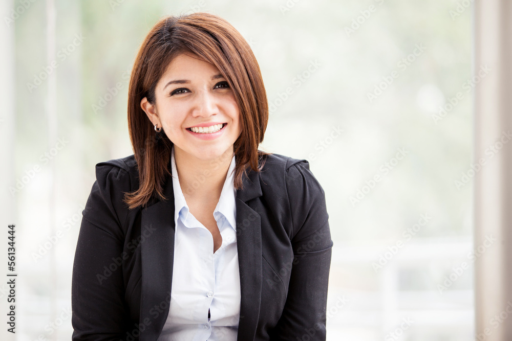 Portrait of a beautiful business school student Portrait of a beautiful business school student