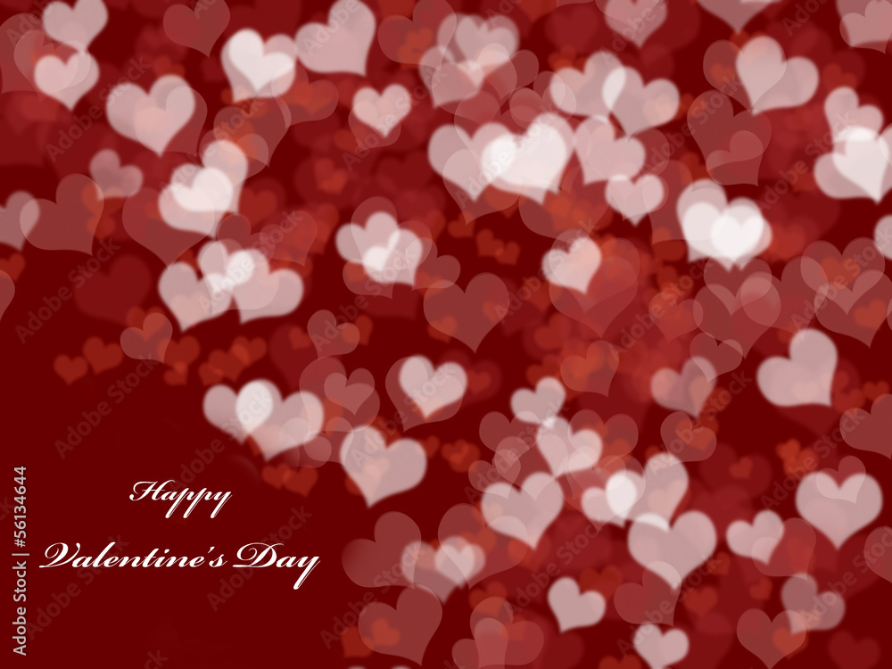 Valentine's day background with hearts Valentine's day background with hearts