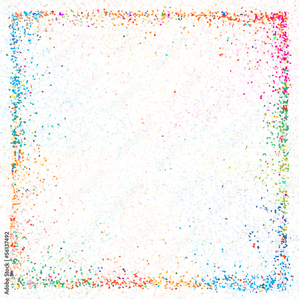 Bunter Rahmen als Hintergrund Stock Illustration | Adobe Stock