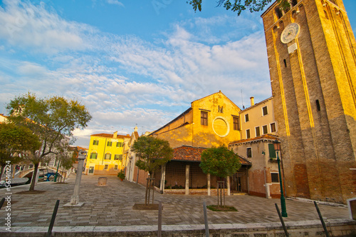 Venice Italy San Nicolo dei mendicoli church photo