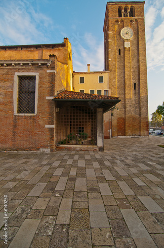 Venice Italy San Nicolo dei mendicoli church photo