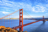 view of famous Golden Gate Bridge