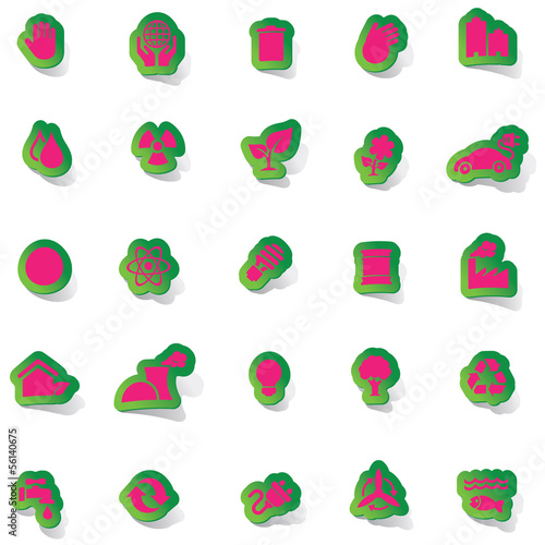 Wallpaper Mural Sticker icon sticker label sticker vector icon collection Torontodigital.ca