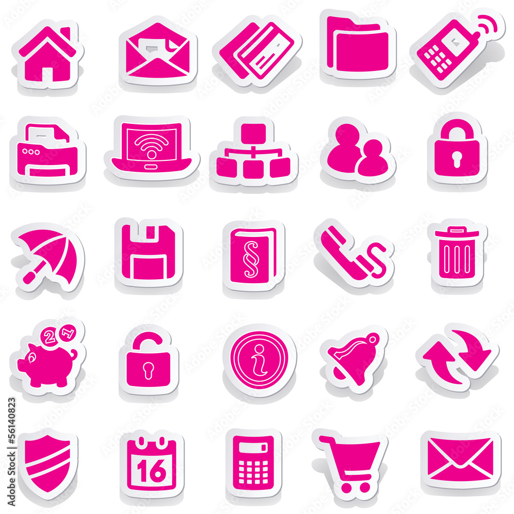 Sticker icon sticker label sticker vector icon collection Sticker icon sticker label sticker vector icon collection