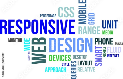 word cloud - responsive web design