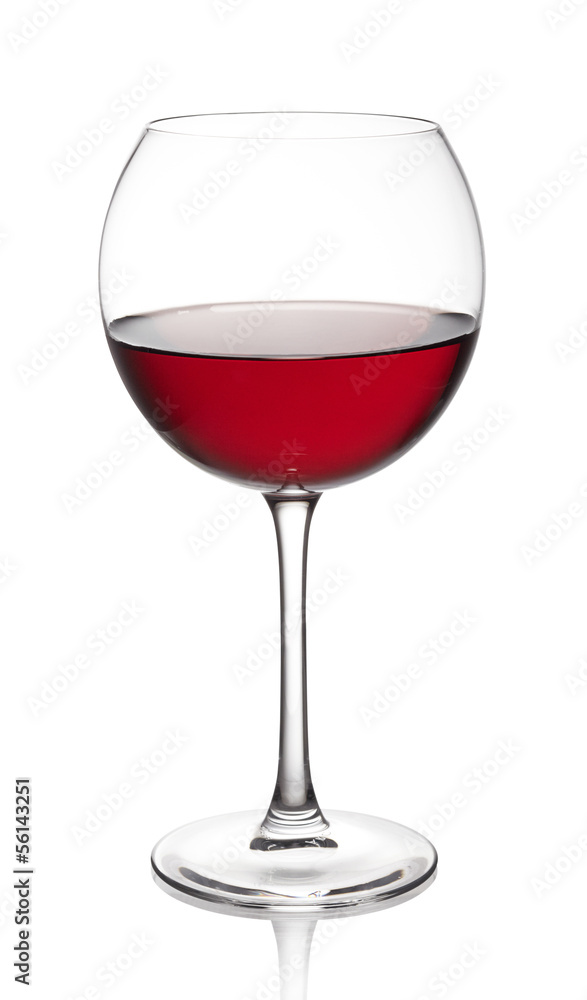 Glass of red wine Glass of red wine
