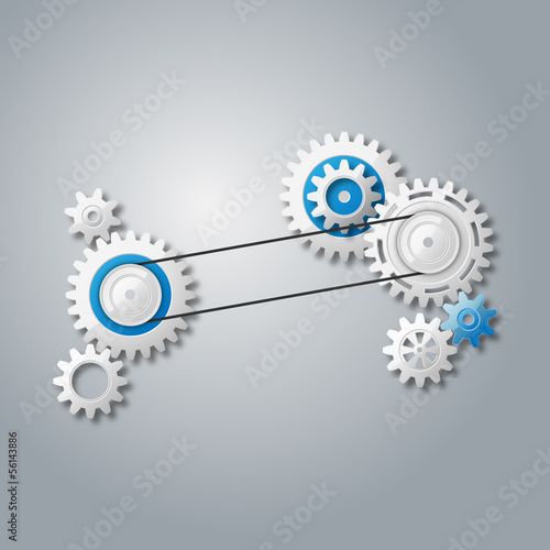 Gear Wheels with Belt
