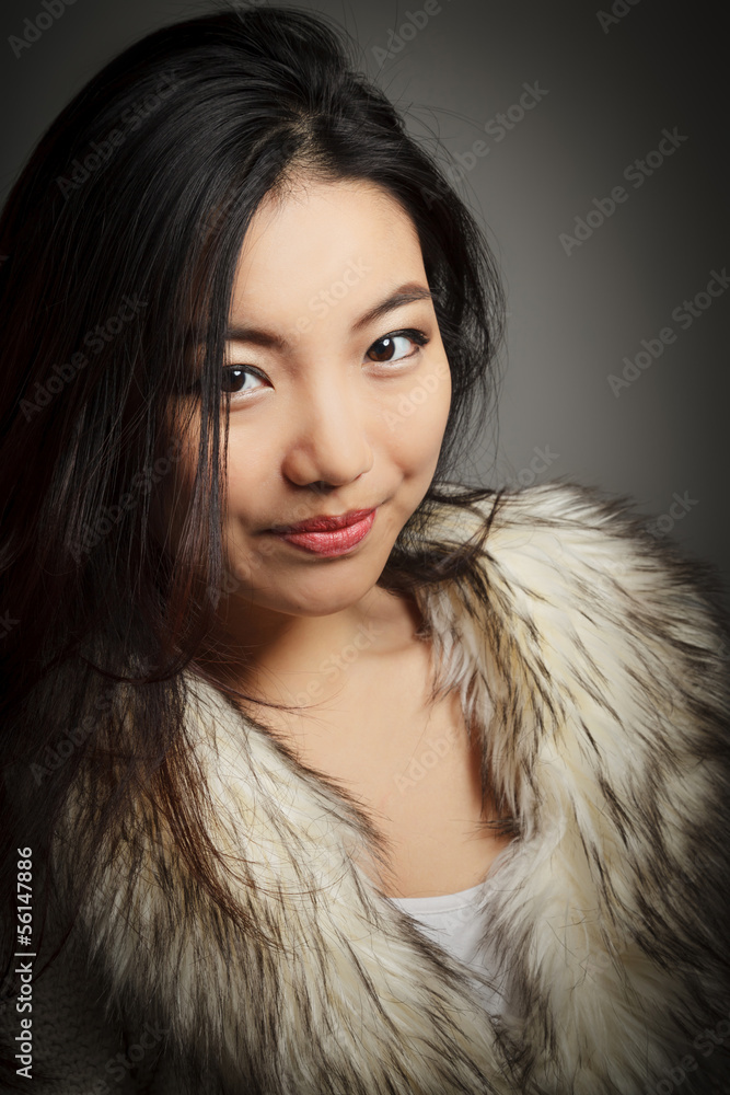 Attractive asian girl 20 years old shot in studio Attractive asian girl 20 years old shot in studio