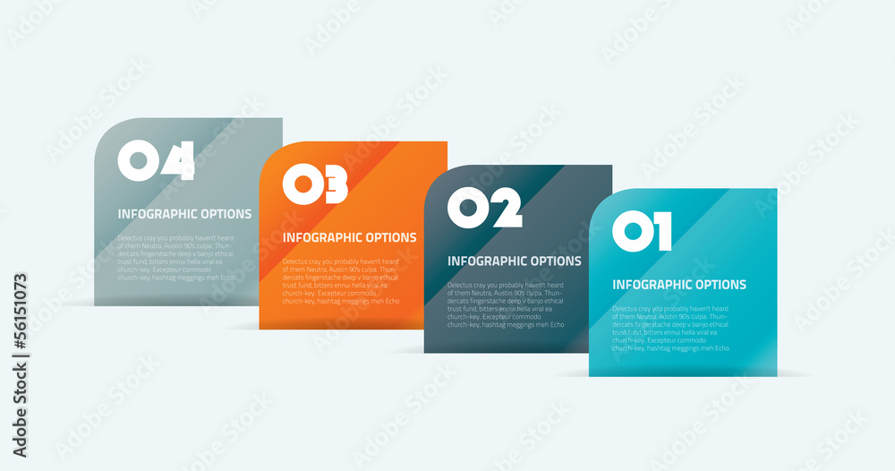 Infographic boxes vector Stock Vector | Adobe Stock