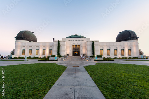 Fototapeta Griffith Observatory building in Los Angeles