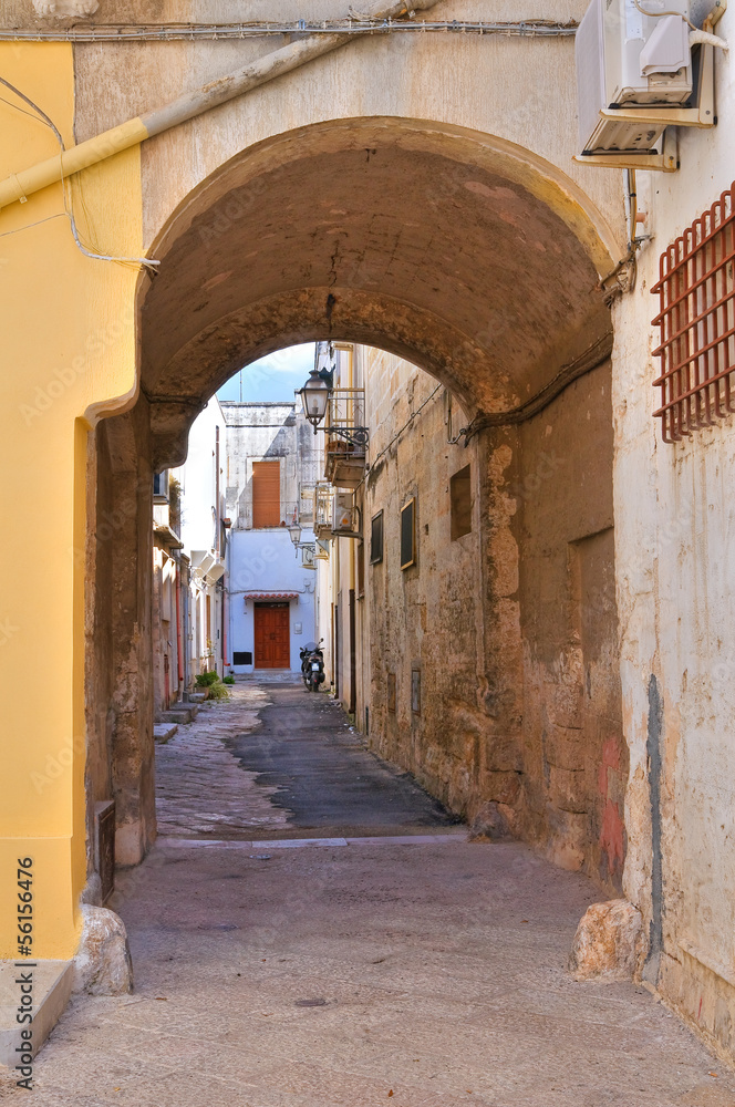Alleyway. Manduria. Puglia. Italy.