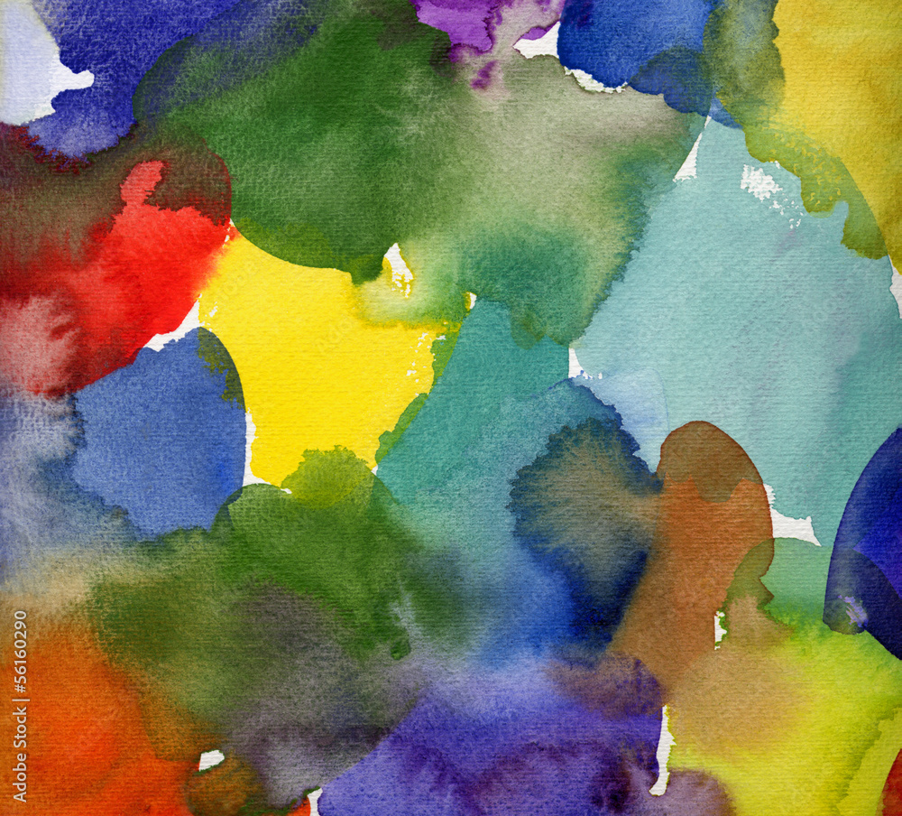 Naklejka premium aquarell abstrakt farbflächen