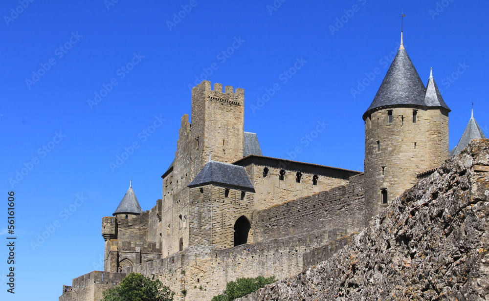 La Cité de Carcassonne en été