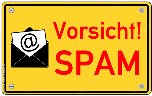 Spam Internet email Schild  #130913-svg05