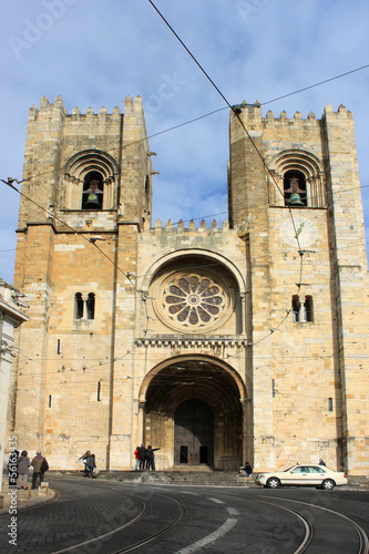 Se Cathedral in Alfama, Lisbon, Portugal