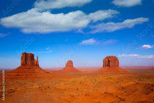 Monument Valley West and East Mittens and Merrick Butte