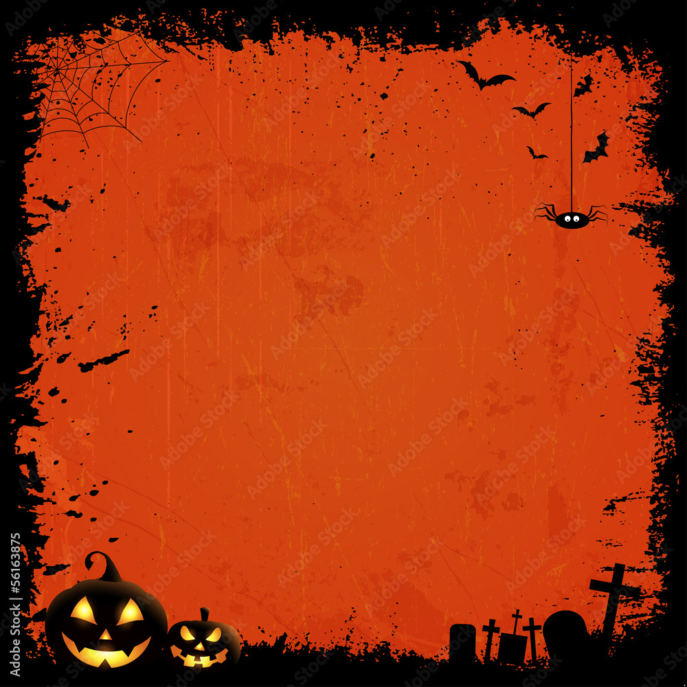 Fototapeta premium Grunge halloween background