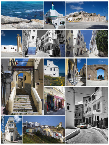 Tangier,Morocco,collage