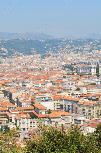 Aerial view of Nice, France