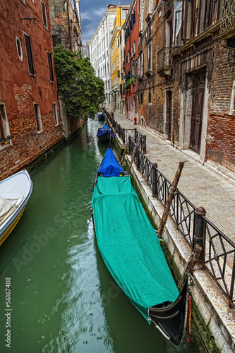Venice on a rainy day. (HDR image)