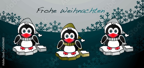 Pinguine Weihnachten