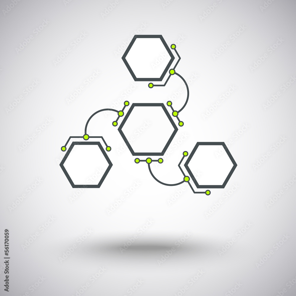 the arc-shaped links gray-green the arc-shaped links gray-green