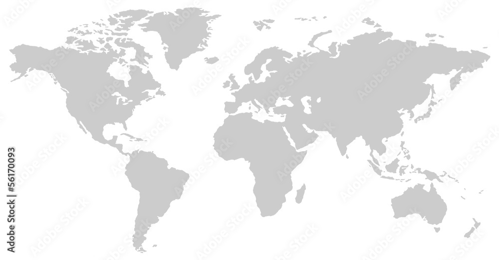 Naklejka premium czarno-biały wzór pionowej linii mapa świata negatywny
