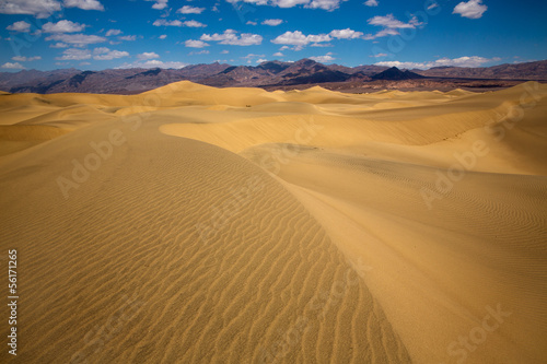 Mesquite Dunes desert in Death Valley National Park