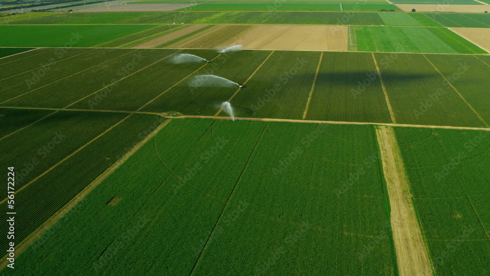 Aerial view agricultural farming land Southern Florida Aerial view agricultural farming land Southern Florida