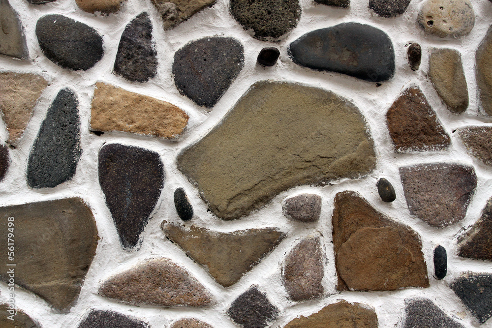 Fototapeta premium Stone wall background horizontal