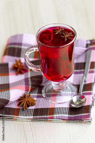 Red Tea (karkade) with anisetree