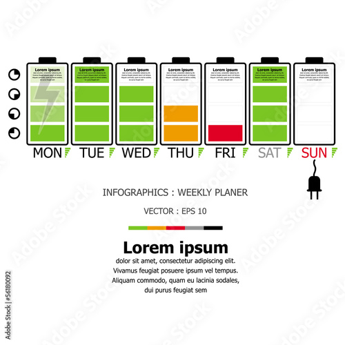 Weekly Planner Design Template