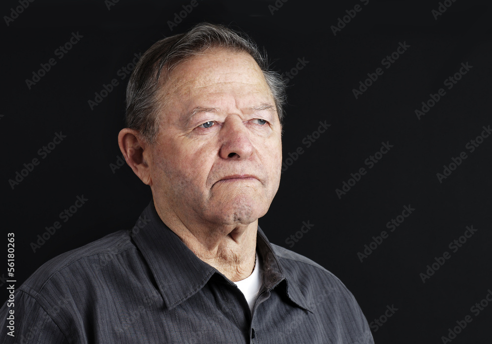 Sad senior man Sad senior man
