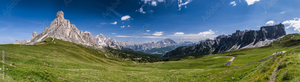 Italy Dolomites mountain  - Passo di Giau.