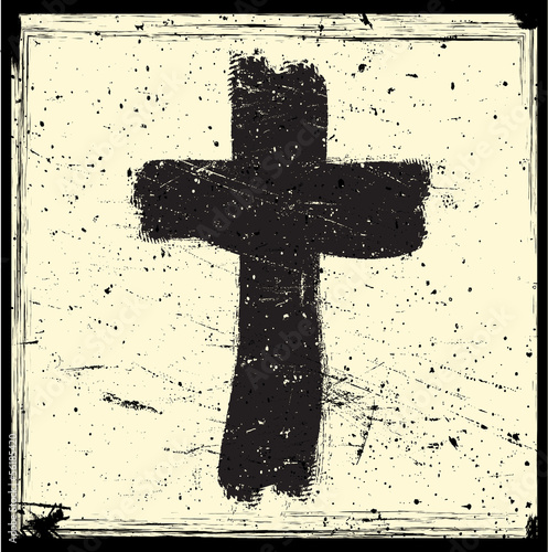 grunge cross
