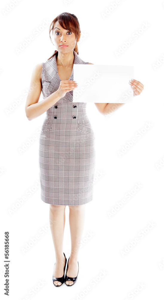 Attractive Indian woman isolated on white background Attractive Indian woman isolated on white background