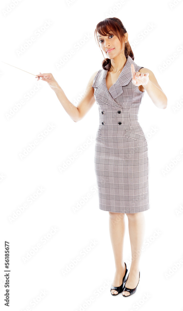 Attractive Indian woman isolated on white background Attractive Indian woman isolated on white background