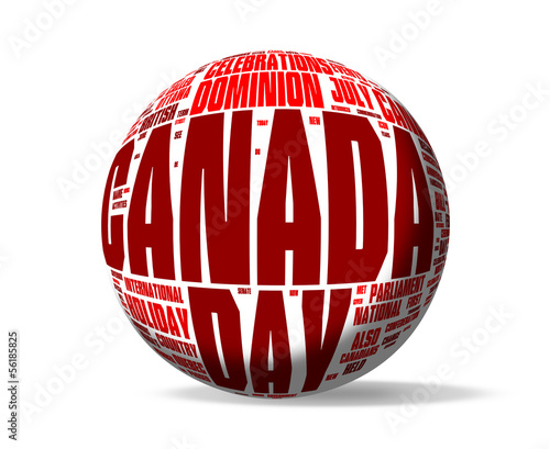 Canvas Print Canada Day