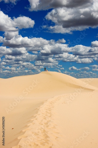 Dunes in Mungo National Park  Australia