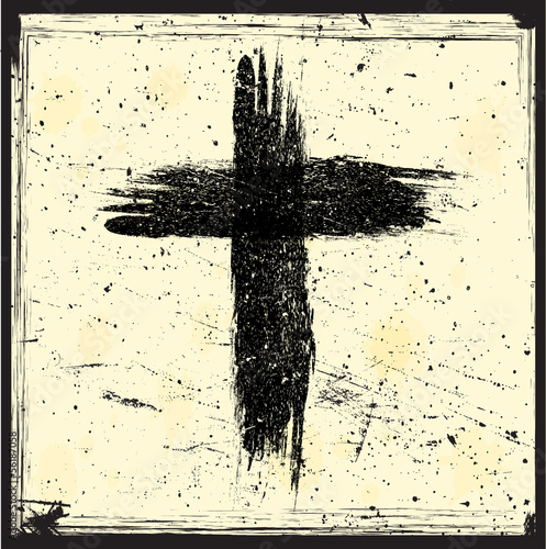 grunge cross