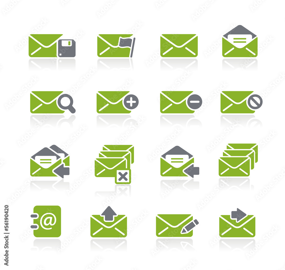 E-mail Icons -- Natura Series E-mail Icons -- Natura Series