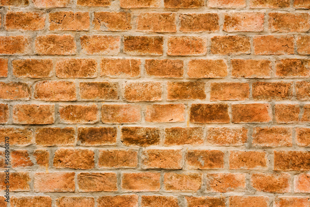 Fototapeta premium Orange brick wall